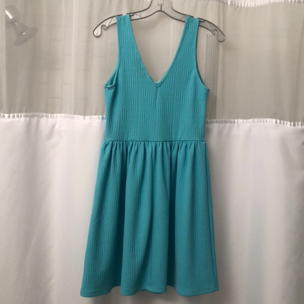 Turquoise dress